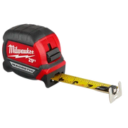 Milwaukee 48-22-0325G 25ft Compact Wide Blade Magnetic Tape Measure 2-Pack