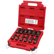 Milwaukee 49-66-7011 12PCSHOCKWAVE Impact Duty™ 1/2" Drive SAE Deep 6 Point Socket Set