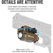 OLIGHT PLMINI2DT PL-MINI 2 Valkyrie Tactical Light - Desert Tan