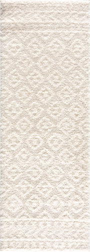 Eivin Cream Diamonds Plush Rug