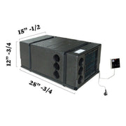 Pioneer® 10,000 BTU 115V Under-Bench RV Inverter Packaged Heat Pump Air Conditioner