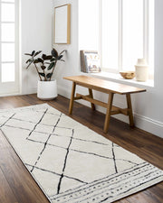 Keone Black & White Thick Rug