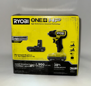 RYOBI ONE+ HP 18V Brushless Cordless Compact 1/4 in. Hex Impact Driver Kit with (2) 1.5 Ah Batteries and Charger