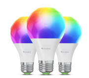 Nanoleaf Essentials Matter A19 Smart Bulb – Color & Tunable White, 60W Equivalent (3-Pack)