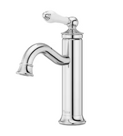 Pfister Courant Single-Handle Bathroom Faucet with Deckplate & Drain Kit – Polished Chrome