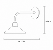 Sivani Vintage Metal Wall Lamp Modern Industrial Ceiling Pendant Light