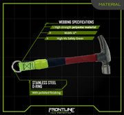 Frontline ACTLDR ToolGrip 4 lbs Webbing Tool D-Ring Anchor