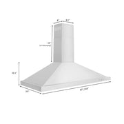 ZLINE 48" Bundle Range RA-BM-48 & Wall Range Hood KB-48, 2KP-RABMRH48