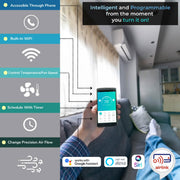 Pioneer® Quantum Ultra™ 23,000 BTU 23 SEER2 230V High-Wall Ductless Energy-Star Mini-Split Air Conditioner Inverter Heat Pump Full Set