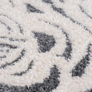 Zane Charcoal Tibetan Tiger Plush Rug