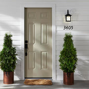 Brimfield Aged Iron 1-Light Outdoor Line Voltage Hardwired Porch Light Wall Sconce with No Bulb Included