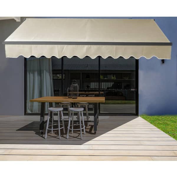 Rectangular 12 x 10 ft. Fabric Replacement for Retractable Fixed Awning - Thumbnail 2