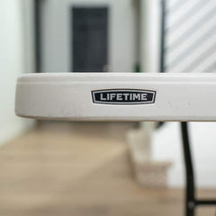 8 ft. Fold-in-Half Table Almond