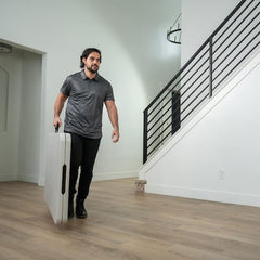 8 ft. Fold-in-Half Table Almond