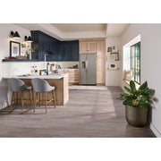 Almond Oak 3 MIL x 6 in. W x 36 in. L Peel and Stick Water Resistant Vinyl Tile Flooring 36 sq. ft./CTN