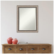 Lyla Ornate Silver 22.25 in. H x 28.25 in. W Framed Wall Mirror