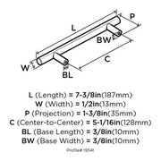 Bar Pull 5-1/16 in.