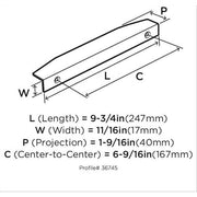 Aloft Satin Nickel Edge