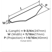 Aloft Satin Nickel Edge