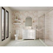 LuxeCraft Arteko Antique White 3 in. x 12 in. Glazed Ceramic Wall Tile (12 sq. ft./Case)