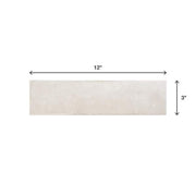 LuxeCraft Arteko Antique White 3 in. x 12 in. Glazed Ceramic Wall Tile (12 sq. ft./Case)