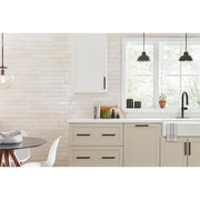 LuxeCraft Arteko Antique White 3 in. x 12 in. Glazed Ceramic Wall Tile (0.25 sq. ft./Each)