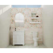 LuxeCraft Arteko Antique White 3 in. x 12 in. Glazed Ceramic Wall Tile (12 sq. ft./Case)