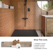 LuxeCraft Arteko Antique White 3 in. x 12 in. Glazed Ceramic Wall Tile (12 sq. ft./Case)
