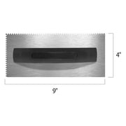 3/16 in. x 5/32 in. V-Notch Economy Flooring Trowel
