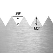 3/16 in. x 5/32 in. V-Notch Economy Flooring Trowel