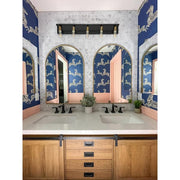 EpicClean Milton Arabescato Marble 12 in. x 12 in. Glazed Ceramic Mosaic Tile (1 sq. ft. / piece)