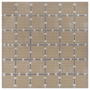 EpicClean Milton Arabescato Marble 12 in. x 12 in. Glazed Ceramic Mosaic Tile (1 sq. ft. / piece)