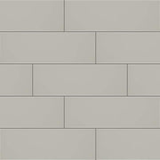 Restore Ash Gray 4-1/4 in. x 12-7/8 in. Glossy Ceramic Wall Tile (10.64 sq. ft./Case)