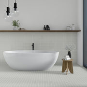 Restore Ash Gray 4-1/4 in. x 12-7/8 in. Glossy Ceramic Wall Tile (10.64 sq. ft./Case)