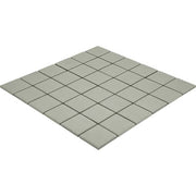 Restore Ash Gray 12 in. x 12 in. Matte Ceramic Mosaic Tile (10 sq. ft./Case)