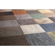 Versatile - Assorted - Multi-Colored Commercial/Residential 24 x 24 in. Peel and Stick Carpet Tile Square (40 sq. ft.)
