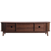Modern Farmhouse Rattan TV Stand