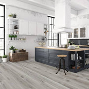 Banff Gray Hickory 22-MIL x 7.1 in. W x 48 in. L Click Lock Waterproof Luxury Vinyl Plank Flooring (19.05 sq. ft./case)