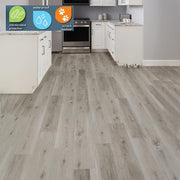 Banff Gray Hickory 22-MIL x 7.1 in. W x 48 in. L Click Lock Waterproof Luxury Vinyl Plank Flooring (19.05 sq. ft./case)