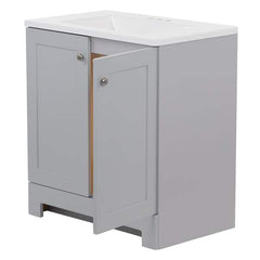 Glacier Bay Pearl Gray Single Sink Vanity