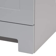 31 in. Single Sink Pearl Gray Bath Vanity with White Cultured Marble Top (Assembled)