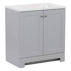 Glacier Bay Pearl Gray Single Sink Vanity