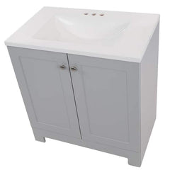 Glacier Bay Pearl Gray Single Sink Vanity