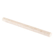 Cappuccino .75 in. x 12 in. Honed Marble Wall Pencil Tile (1 Linear Foot)