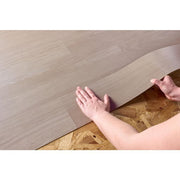 Beige Oak 3 MIL x 6 in W x 36 in L Peel and Stick Water Resistant Vinyl Tile Flooring (36 sq. ft./ctn)