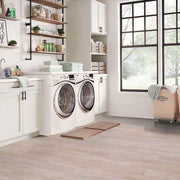 Beige Oak 3 MIL x 6 in W x 36 in L Peel and Stick Water Resistant Vinyl Tile Flooring (36 sq. ft./ctn)