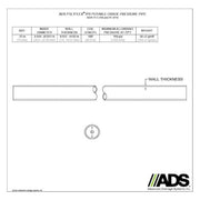 ADS 3/4 in. IPS Poly Pipe