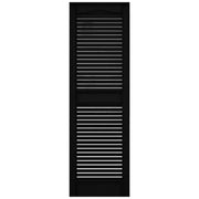 Builders Edge Vinyl Louver Shutters