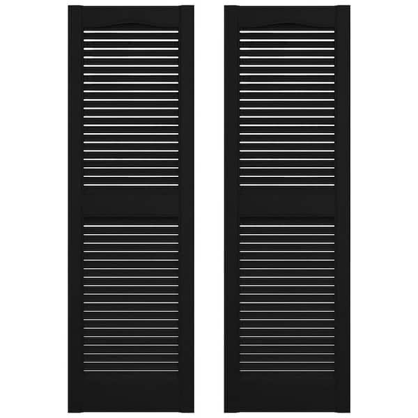 Builders Edge Vinyl Louver Shutters
