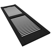 Builders Edge Vinyl Louver Shutters